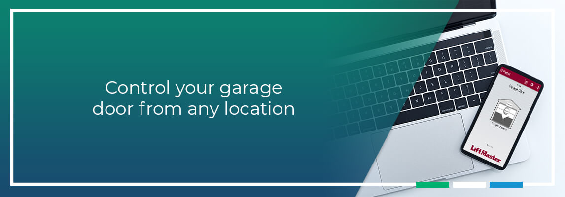 Control your garage door from any location