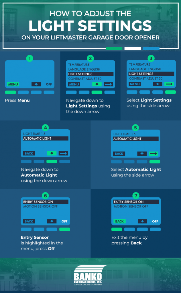 How to Turn Off Your LiftMaster Garage Door's Light Feature