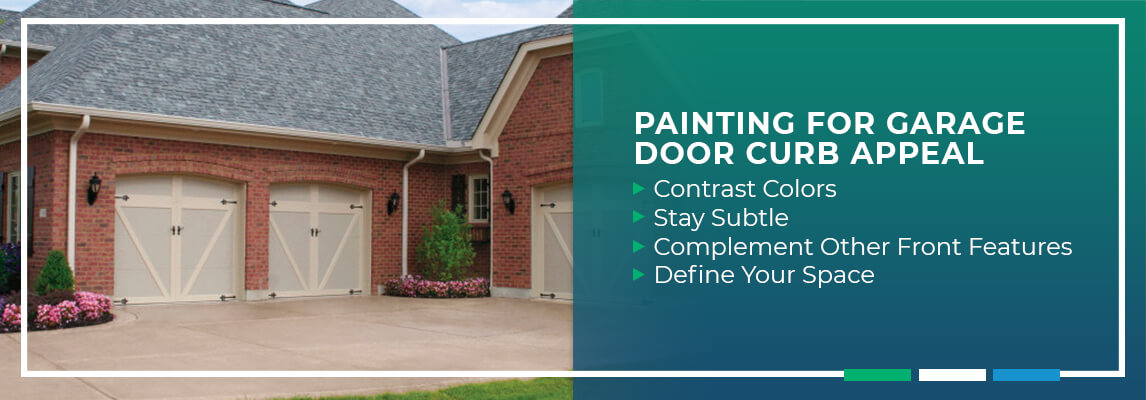 4 Garage Door Paint Tips For Curb Appeal