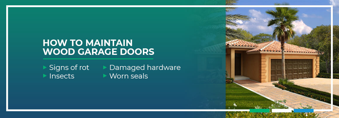 How to Maintain Wood Garage Doors