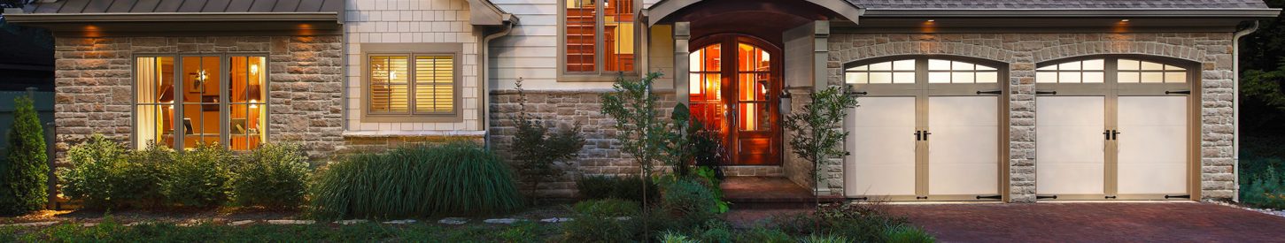 Arched Coachman Carriage House Style Garage Doors