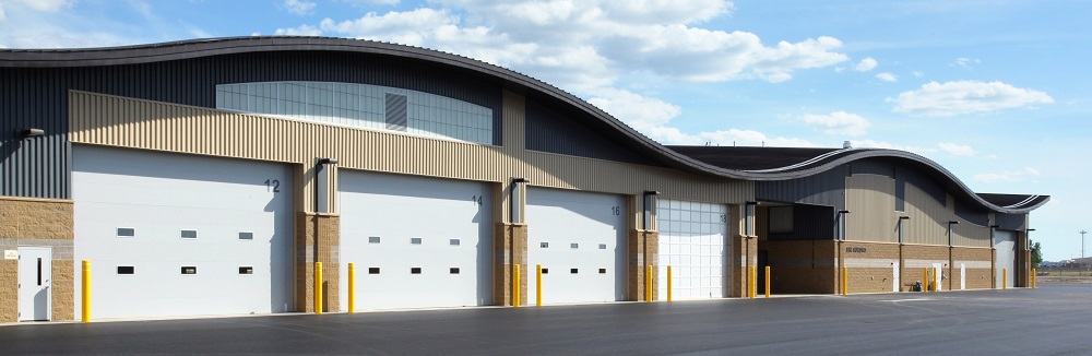 White Commercial Garage Doors