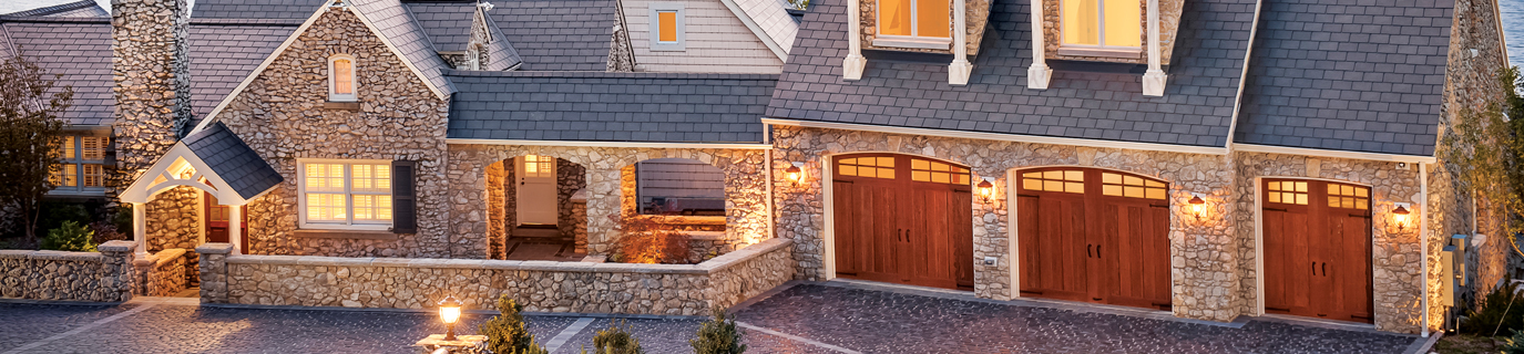 Wood Carriage House Garage Doors