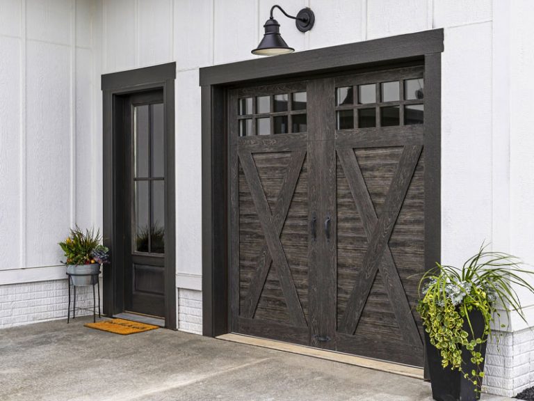 Faux Wood and Wood Look Garage Doors Banko Overhead