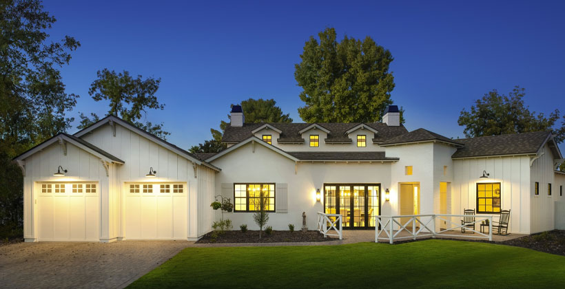 Clopay Grand Harbor Collection White Garage Doors with Windows