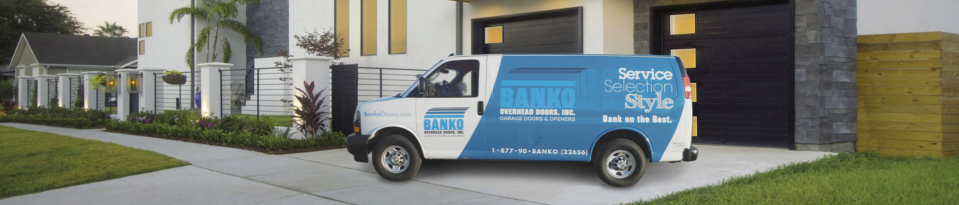 Banko Overhead Doors Service Van