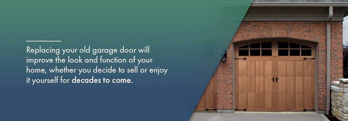 Replacing your old door will prevent these issues so that you can use your garage space as an extension of your home.