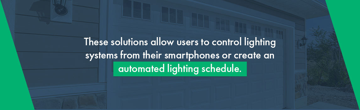 These solutions allow users to control lighting systems from their smartphones or create an automated lighting schedule.