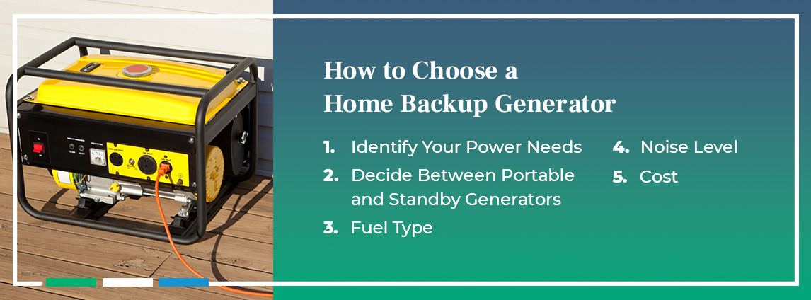 How to Choose a Home Backup Generator