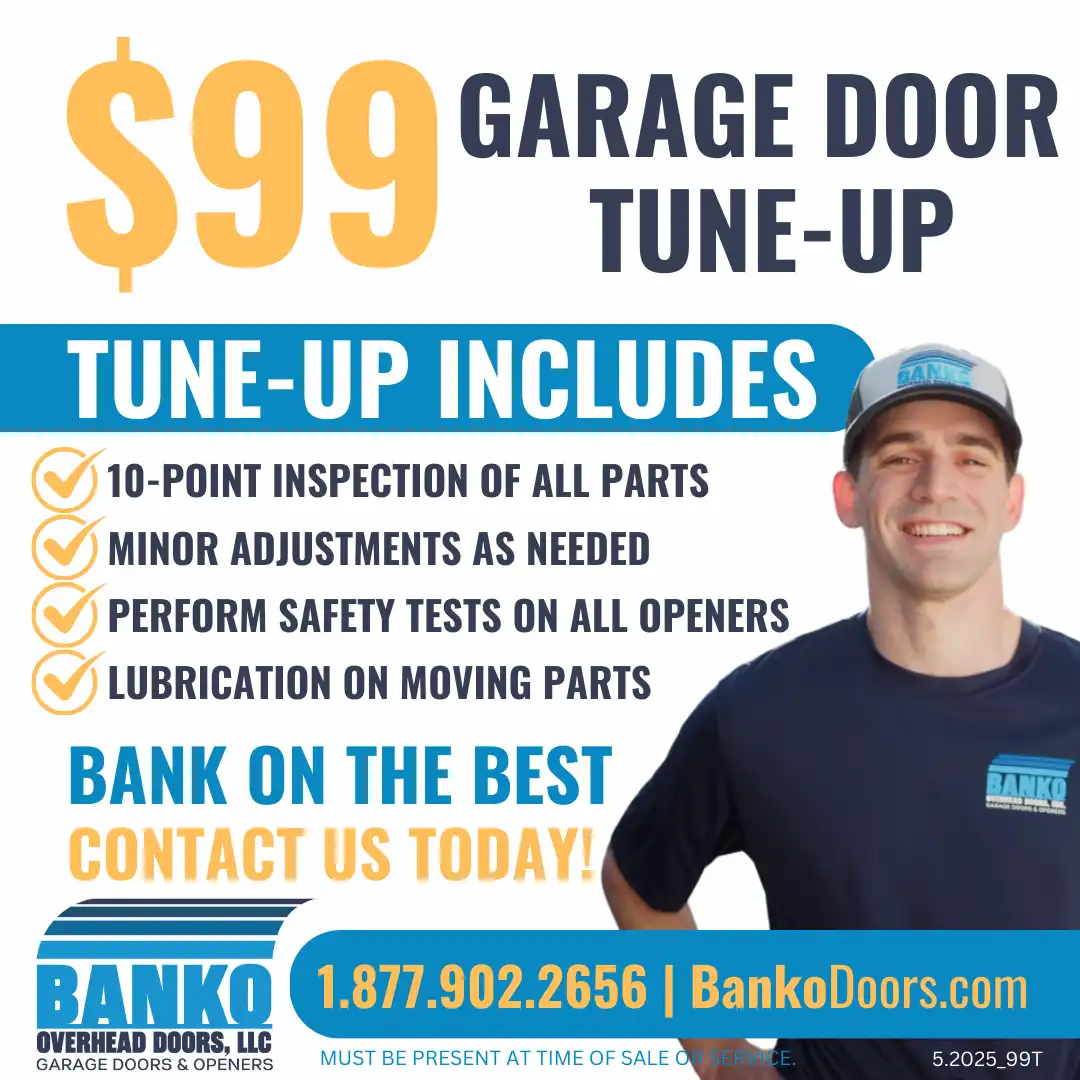 $99 Residential Garage Door Tune-Up