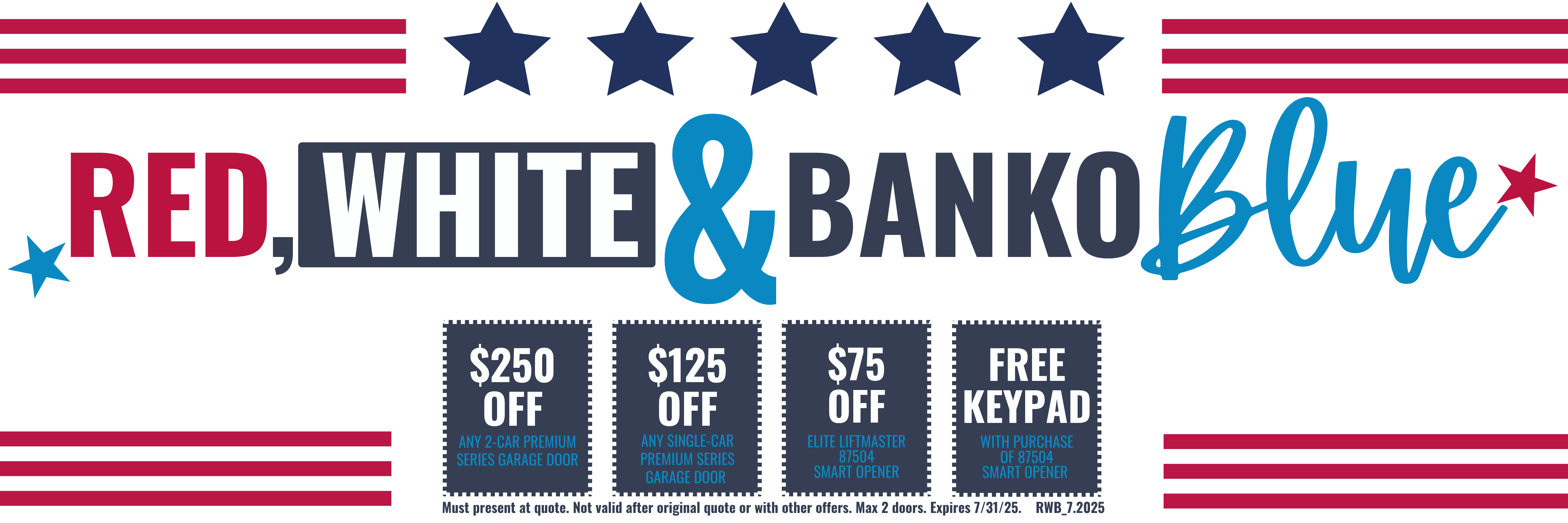 Banko July Promotions